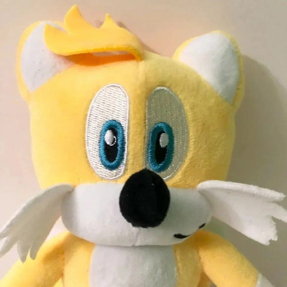 Tails Sonic The Hedgehog Plush 11 Inch Tall Missing  Tag - Picture 2 of 16